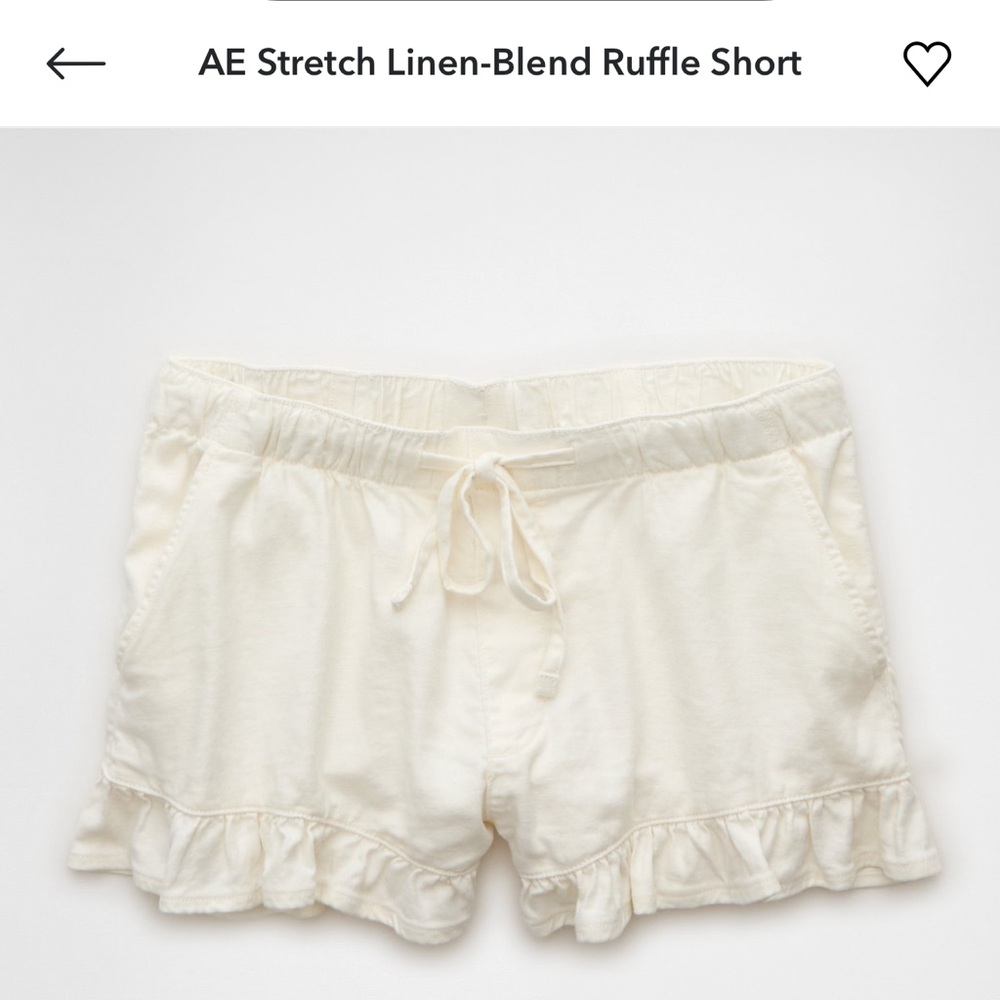 Aerie Cream Shorts